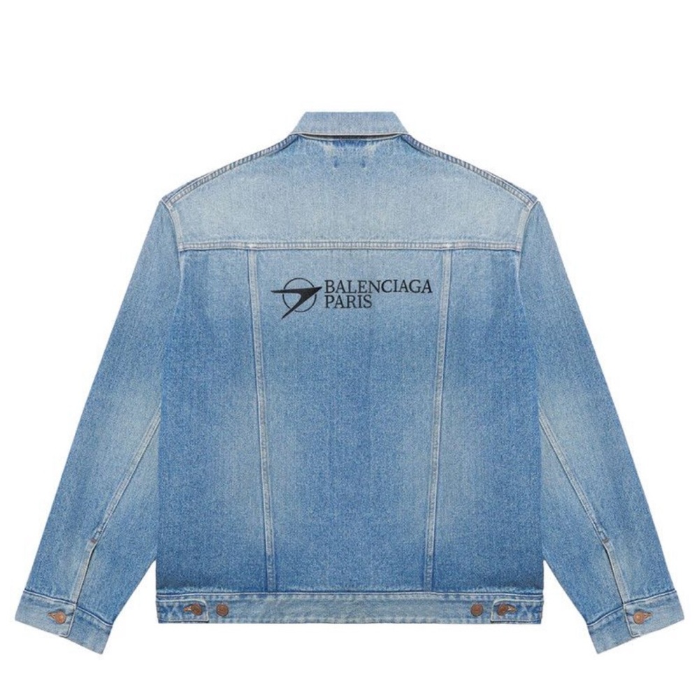 Balenciaga Light Blue Denim Jacket - Picture 2 of 3